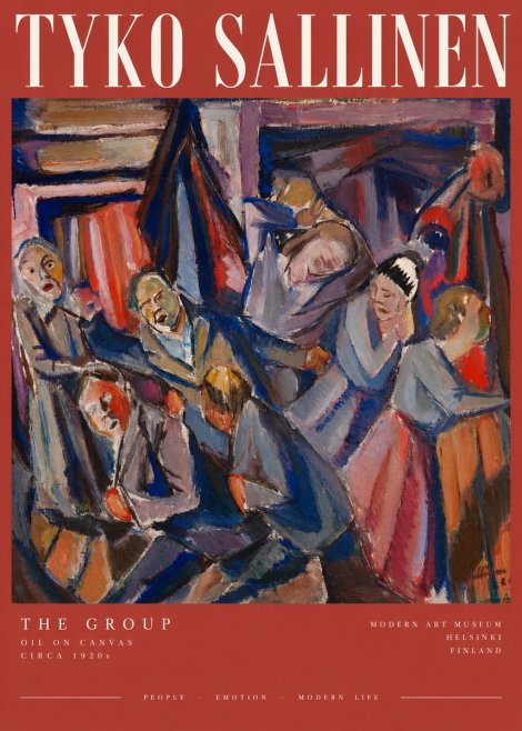 Tyko Sallinen The Group No2 - Póster