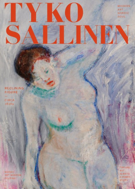 Tyko Sallinen Reclining Figure No2 - Póster