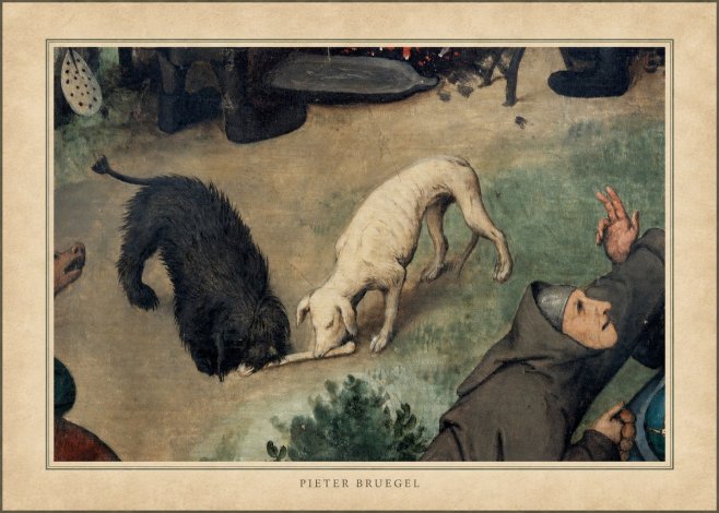 Pieter Bruegel The Beggars No4 - Póster