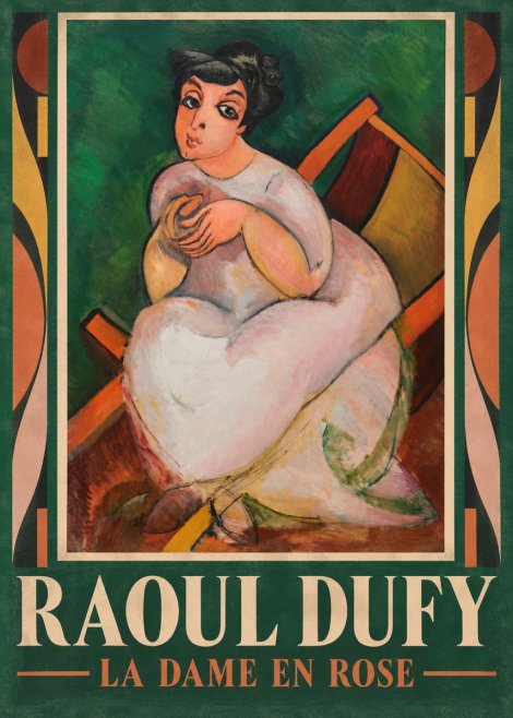 Raoul Dufy La Dame En Rose No1 - Póster