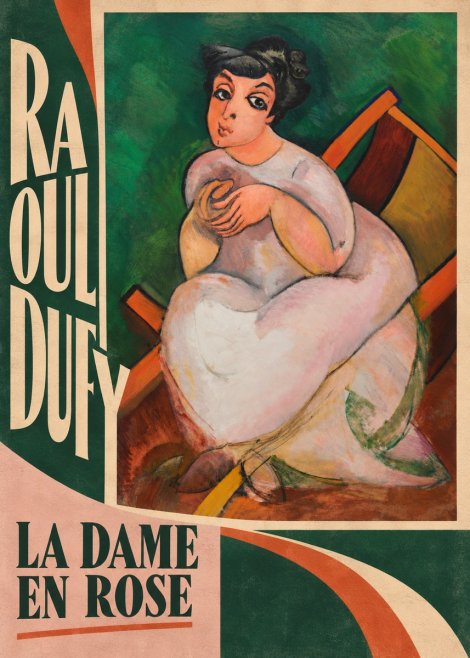 Raoul Dufy La Dame En Rose No2 - Póster
