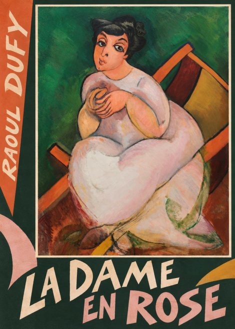 Raoul Dufy La Dame En Rose No6 - Póster