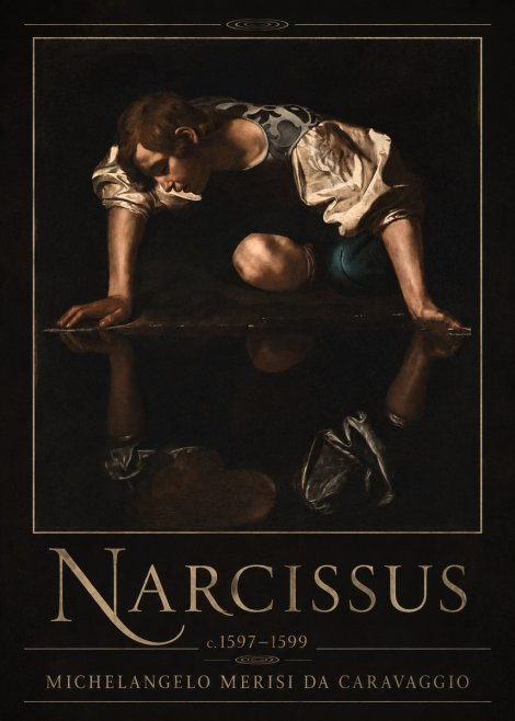 Michelangelo Merisi da Caravaggio Narcissus II No2 - Póster