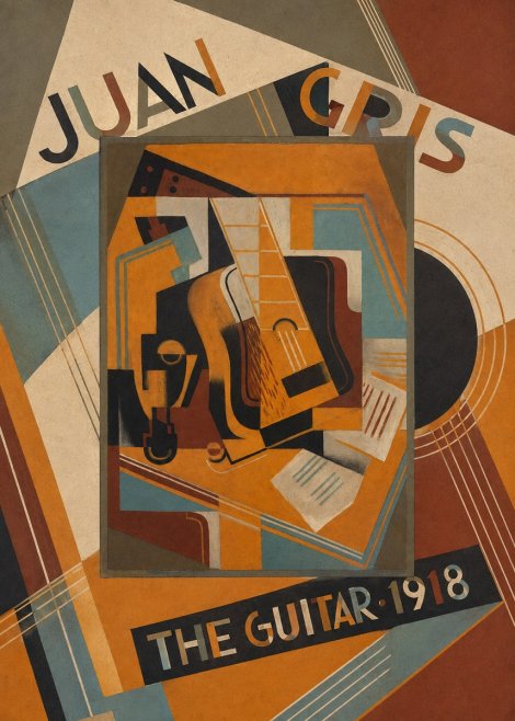 Juan Gris The Guitar No6 - Póster