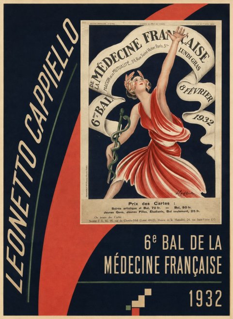 Leonetto Cappiello 6E Bal De La Médecine Française - 1932 No2 - Póster