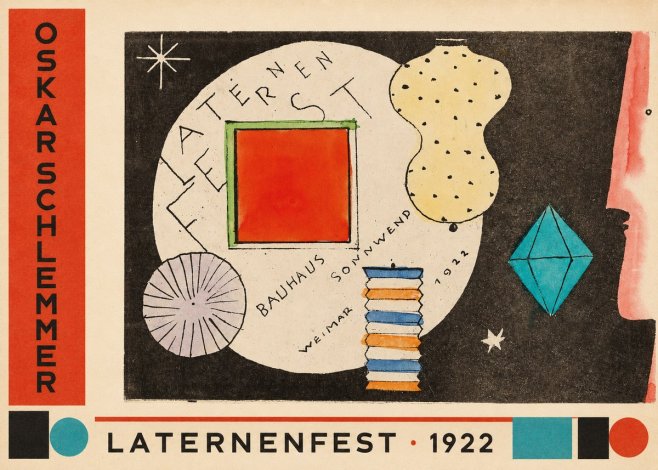 Oskar Schlemmer Laternenfest No2 - Póster