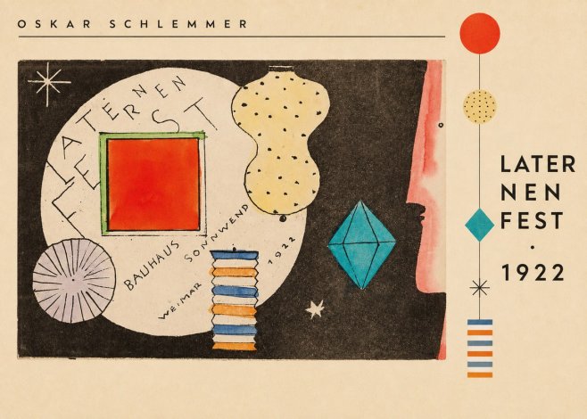 Oskar Schlemmer Laternenfest No3 - Póster