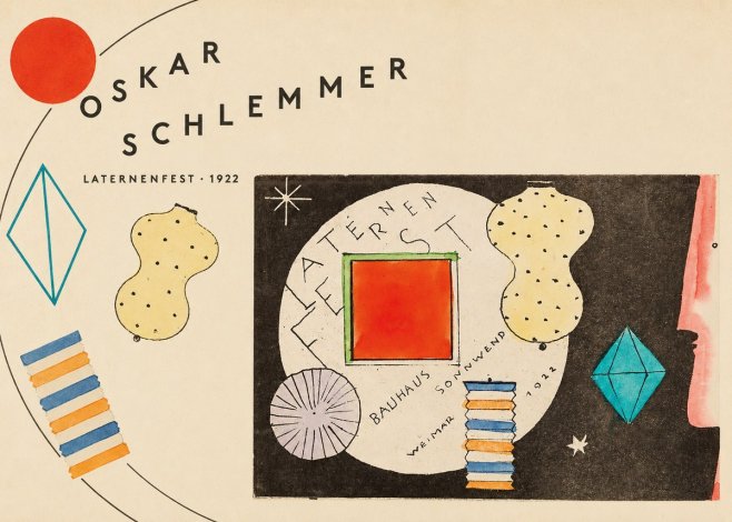 Oskar Schlemmer Laternenfest No5 - Póster