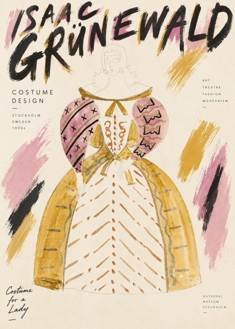 Isaac Grünewald Costume Design XII No3 - Póster
