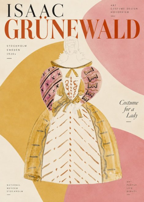 Isaac Grünewald Costume Design XII No4 - Póster