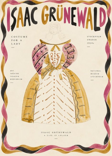 Isaac Grünewald Costume Design XII No5 - Póster