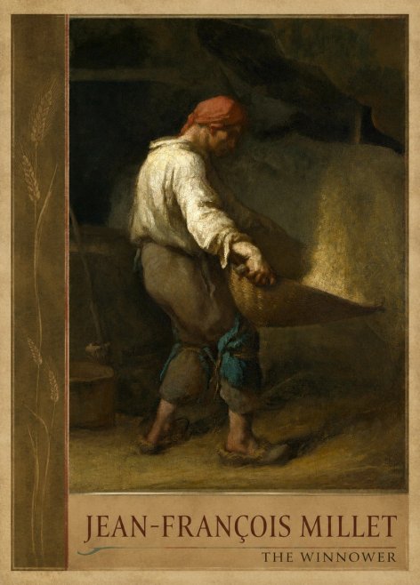 Jean-François Millet The Winnower No2 - Póster