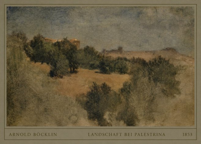 Arnold Böcklin Landschaft Bei Palestrina No4 - Póster