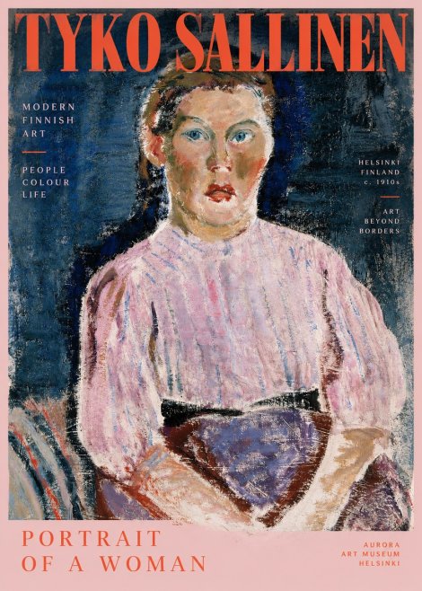 Tyko Sallinen Portrait of a Woman II No2 - Póster