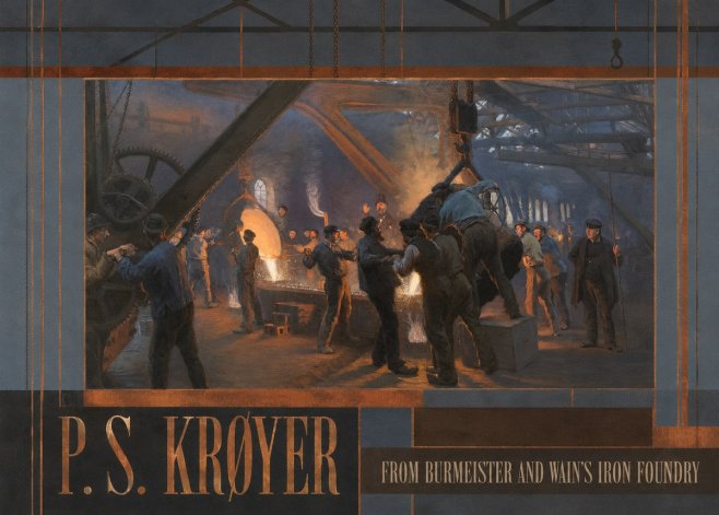 P.S. Krøyer From Burmeister and Wain's Iron Foundry No6 - Póster