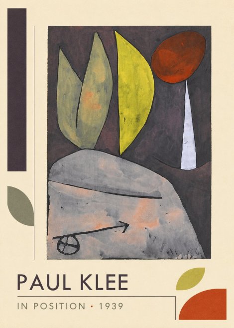 Paul Klee In Position No1 - Póster