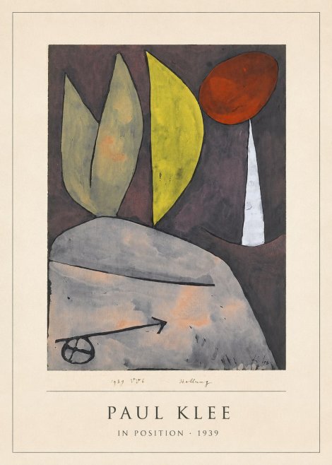 Paul Klee In Position No3 - Póster