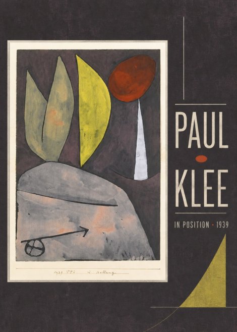 Paul Klee In Position No5 - Póster