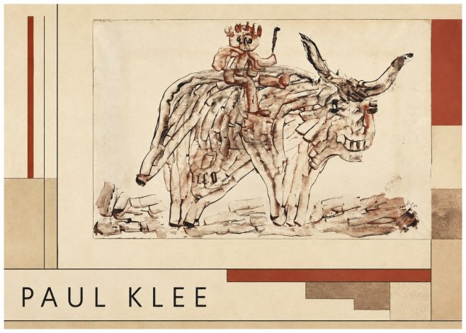 Paul Klee Bear Rider No4 - Póster