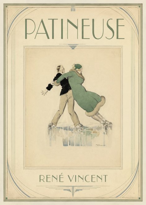 René Vincent Patineuse No1 - Póster
