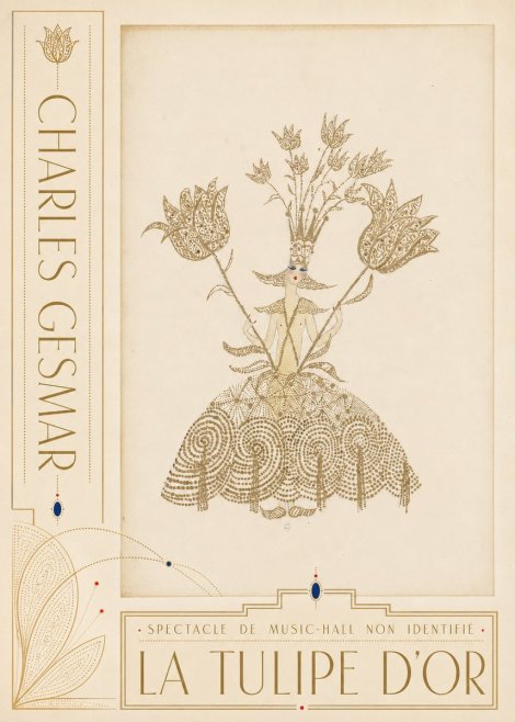 Charles Gesmar La Tulipe D'or No2 - Póster