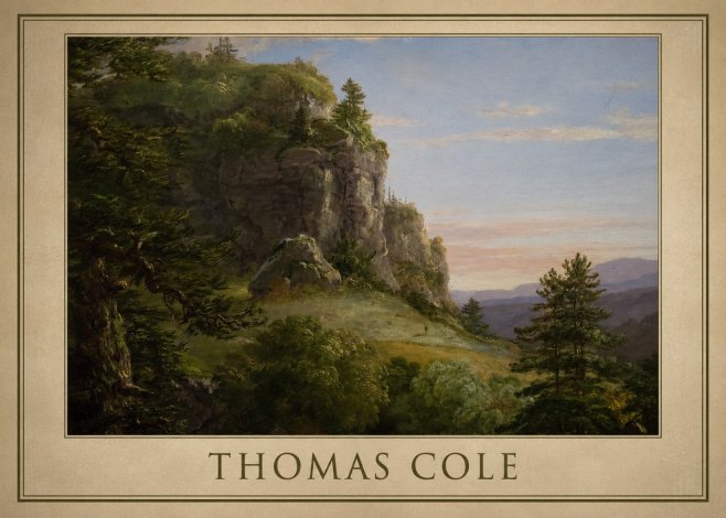 Thomas Cole Landscape, the Old Mill No1 - Póster