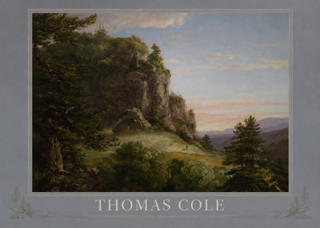 Thomas Cole Landscape, the Old Mill No2 - Póster