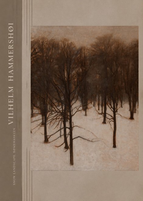 Vilhelm Hammershøi Snow Landscape, Søndermarken No2 - Póster