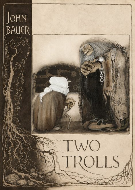 John Bauer Two Trolls No2 - Póster