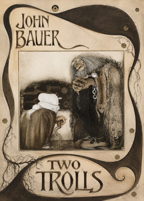 John Bauer Two Trolls No4 - Póster