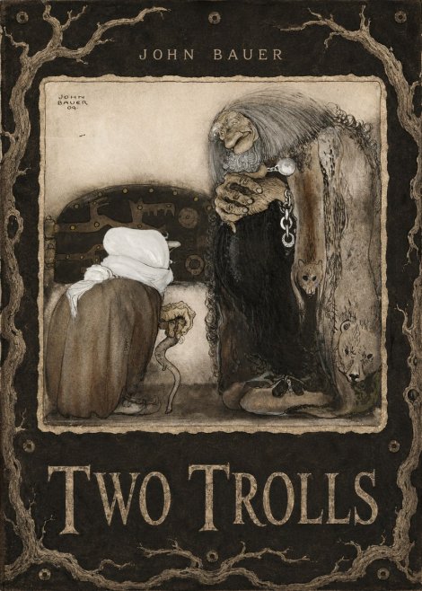 John Bauer Two Trolls No6 - Póster