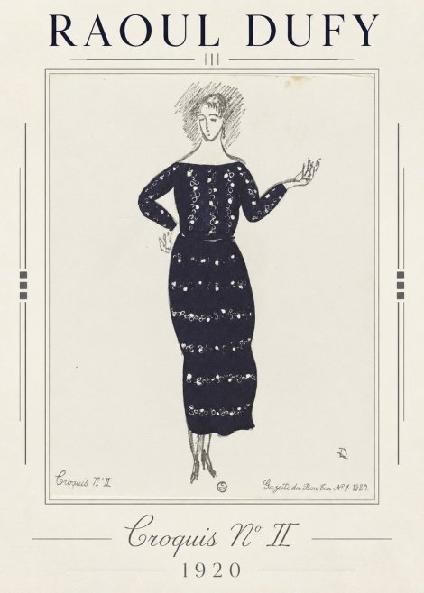 Raoul Dufy Croquis N° Ii No1 - Póster