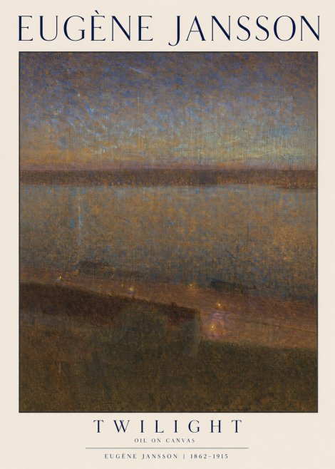 Eugène Jansson Twilight No1 - Póster