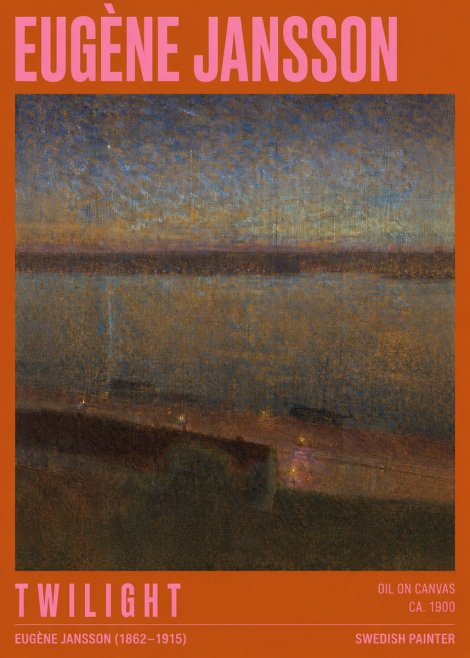 Eugène Jansson Twilight No2 - Póster