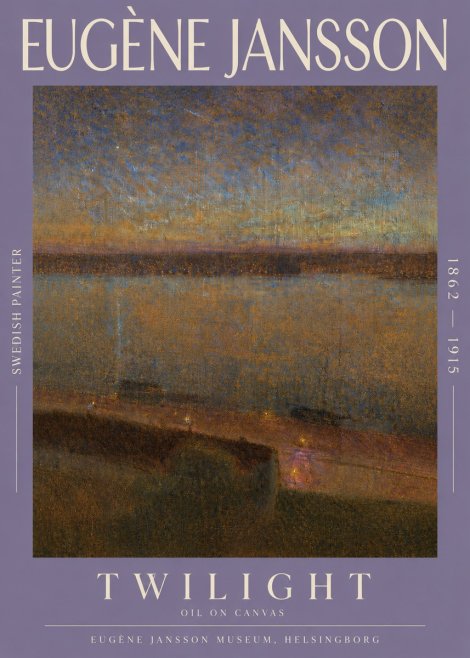 Eugène Jansson Twilight No3 - Póster