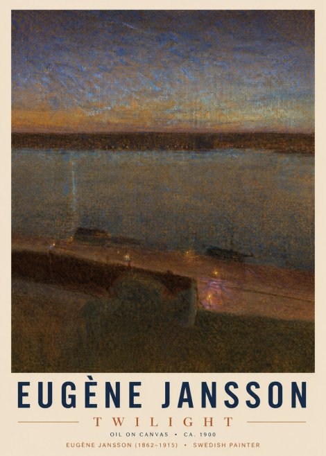 Eugène Jansson Twilight No4 - Póster