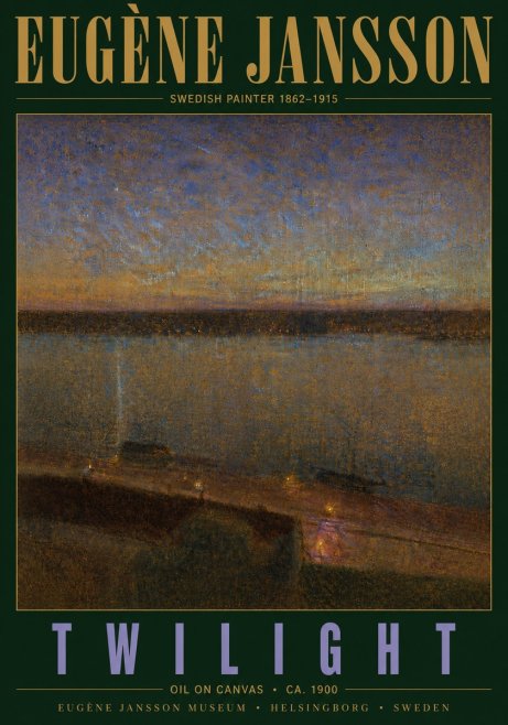 Eugène Jansson Twilight No5 - Póster
