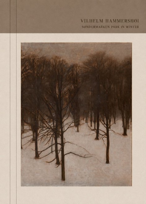 Vilhelm Hammershøi Søndermarken Park in Winter No3 - Póster