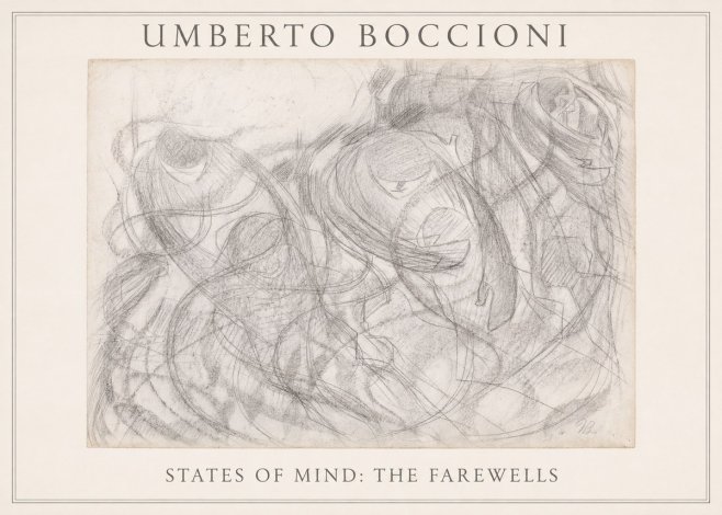 Umberto Boccioni States of Mind: the Farewells No3 - Póster