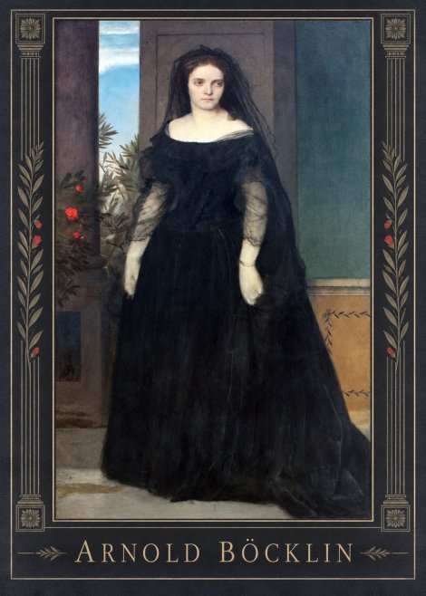 Arnold Böcklin Portrait of Mrs. Böcklin No1 - Póster