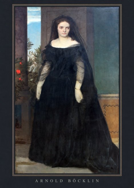 Arnold Böcklin Portrait of Mrs. Böcklin No4 - Póster