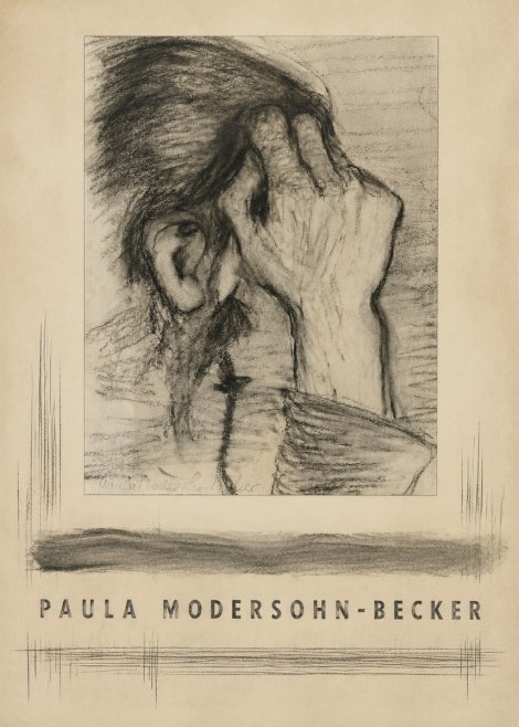 Paula Modersohn-Becker Head of a Girl with Rosary No3 - Póster