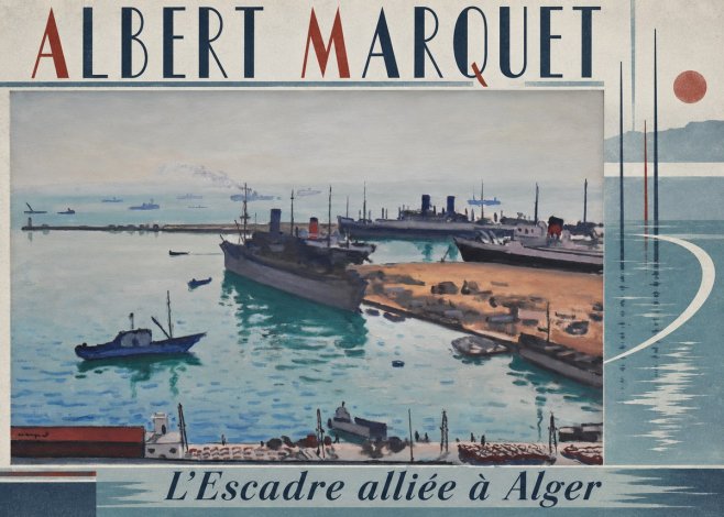 Albert Marquet L'escadre Alliée À Alger No3 - Póster