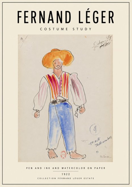 Fernand Léger Costume Study II No3 - Póster
