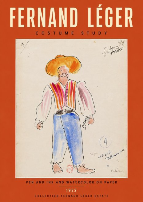 Fernand Léger Costume Study II No4 - Póster
