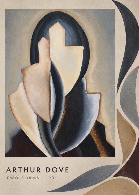 Arthur Dove Two Forms No3 - Póster