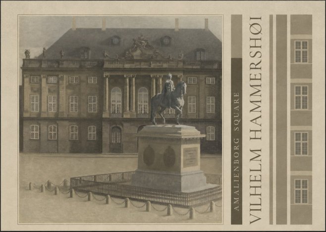 Vilhelm Hammershøi Amalienborg Square II No2 - Póster
