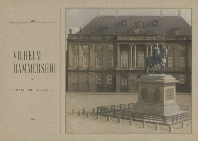 Vilhelm Hammershøi Amalienborg Square II No3 - Póster