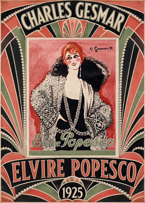 Charles Gesmar Elvire Popesco II No5 - Póster