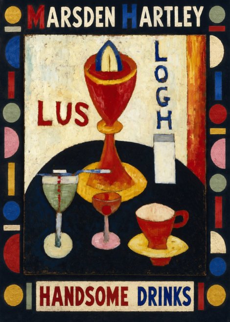 Marsden Hartley Handsome Drinks No3 - Póster